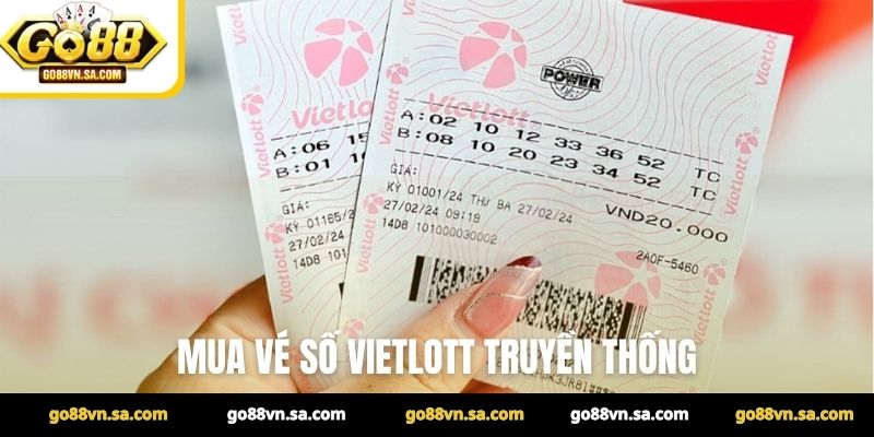 Mua vé số Vietlott truyền thống